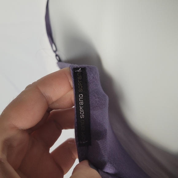 Purple color block dress - Picture 4 of 4